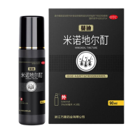 蔓迪 米诺地尔酊 90ml*1盒+2盒六味地黄丸 男性型脱发斑秃液体剂搽剂[类目:脱发/白发]