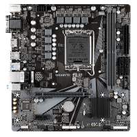 技嘉H610M H DDR4主板+12代英特尔7400CPU 主板套装