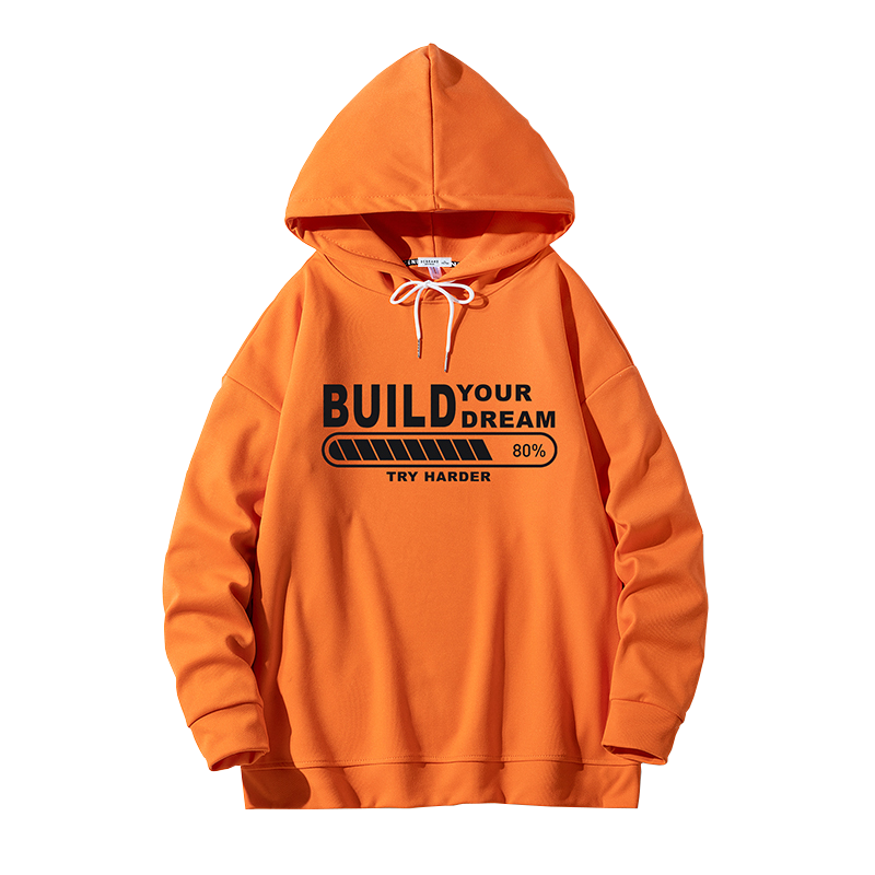 DEBRAND春季新款连帽情侣卫衣男士宽松ins潮牌休闲长袖t恤上衣男