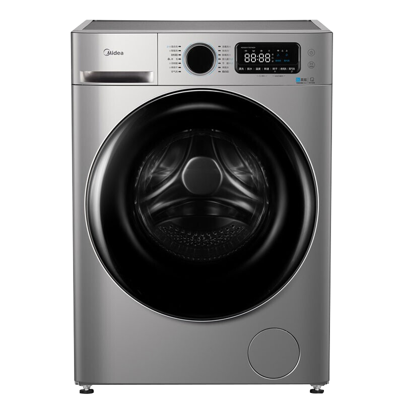 美的(Midea)全自动滚筒洗衣机10公斤大容量 真丝柔洗不伤衣直驱变频智能家电 WIFI智控MG100VT707WDY