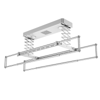 施耐德电动智能晾衣架升降自动晾衣机小户型专用晾衣架阳台烘干照明伸缩凉晒衣晒被杆