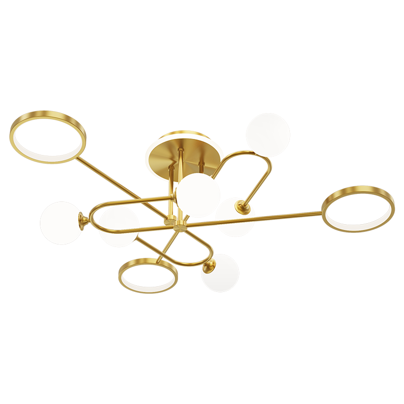 [VVS美学灯]轻奢网红灯具客厅灯2022现代简约家用大气led灯具客厅灯创意个性网红ins主卧室北欧风格轻奢灯具