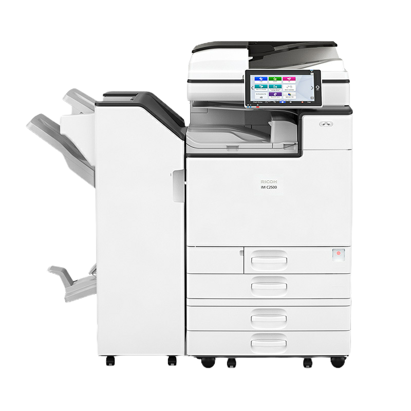 理光IM C2500 A3彩色激光数码复印机打印机扫描仪一体机 25页/分钟 10.1英寸高清触控屏 1秒快速启动 手机wifi打印 双面复印打印(输稿器+四纸盒+小册子装订器 )