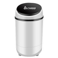 志高(CHIGO) XPB60-618半自动单桶迷你 非全自动洗衣机 白色