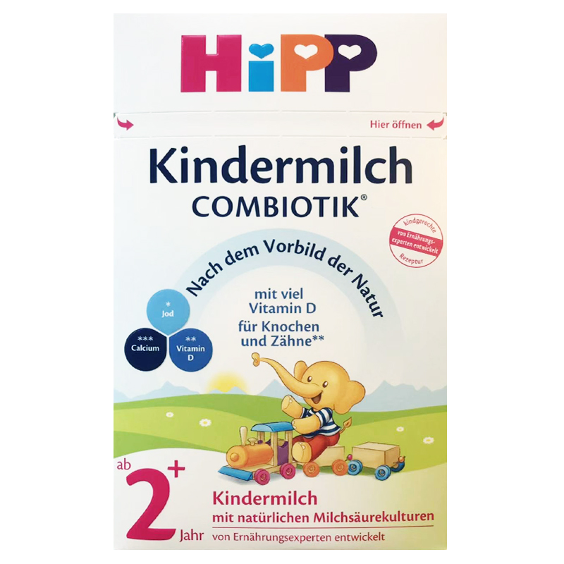 [全球购]Hipp combiotlk 2plus 德国喜宝益生菌婴幼儿奶粉 2plus 4盒装 2024.3