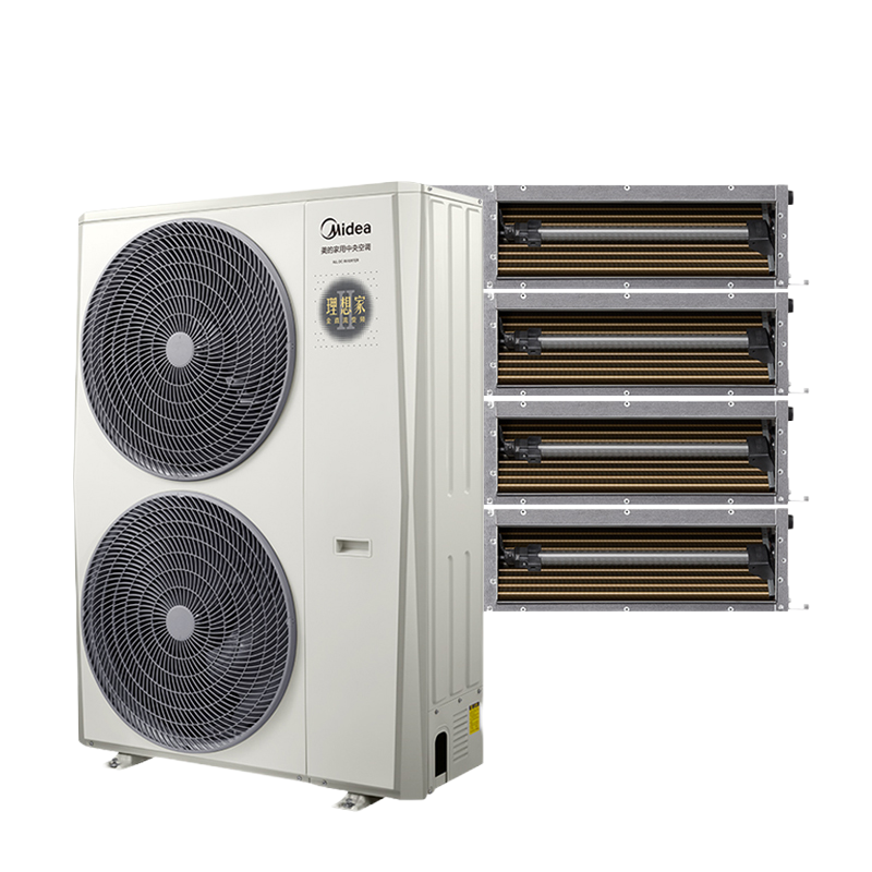 美的(Midea)智能 中央空调 多联机 理想家二代MDVH-V120W/N1-E01LX(E1)II 5匹一拖四