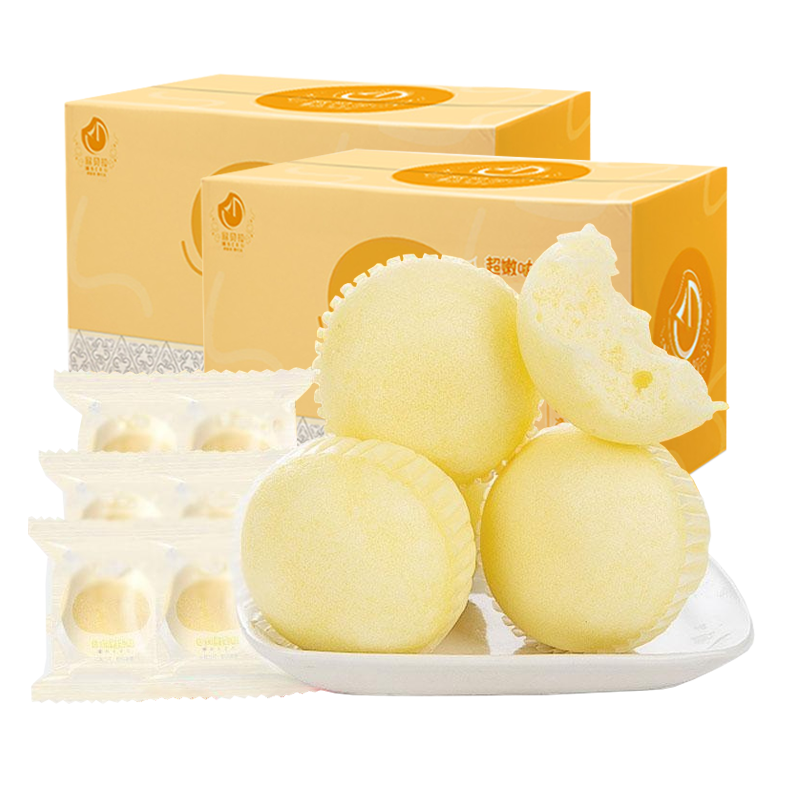 [第二件半价]欧贝拉日式蒸蛋糕1000g整箱早餐糕点水蒸蛋糕夜宵小零食