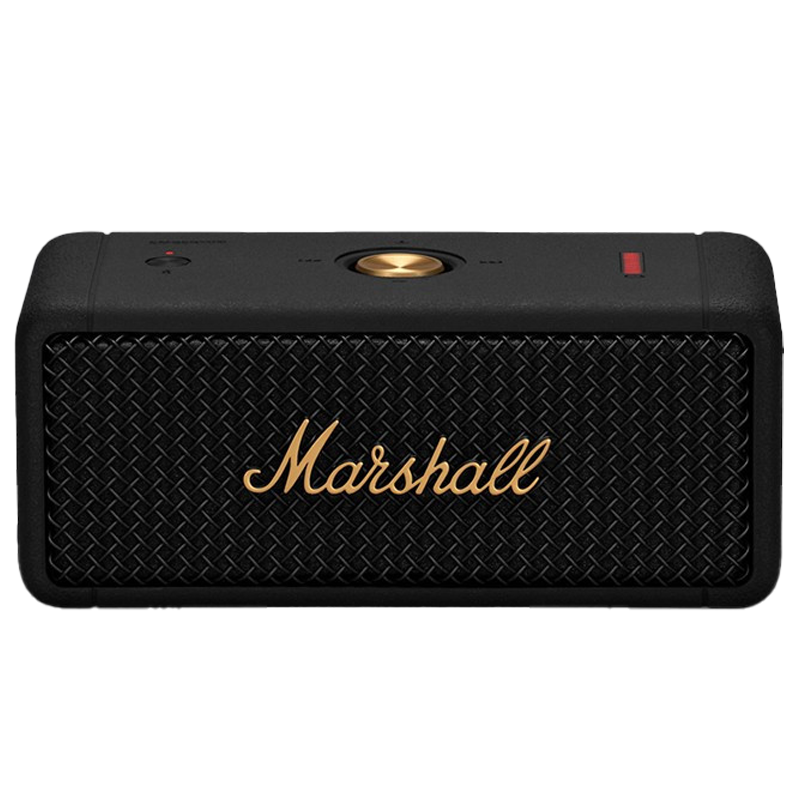 马歇尔(Marshall)EMBERTON音箱便携式无线蓝牙家用户外防水小音响 黑金色 国行正品