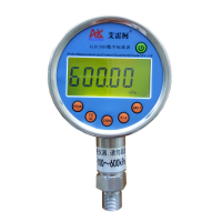 艾雷柯精密数字压力表ALKC600高精度数显压力表0.05级-0.1~60MPa正负压测试标准表液压气压水压油压测量表