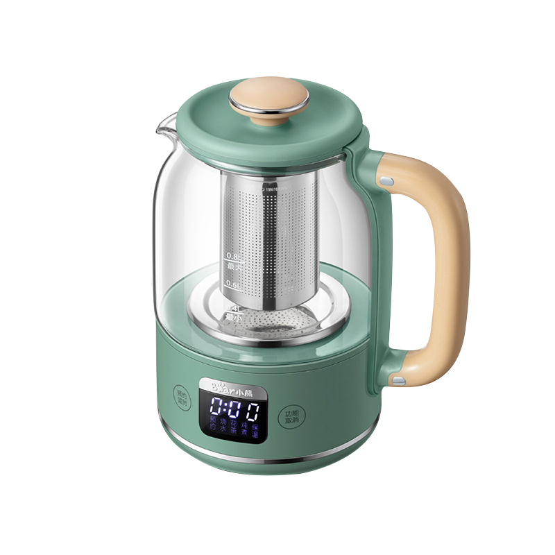 小熊(Bear)迷你养生杯养生壶煮茶器 办公室家用便携煮茶壶恒温烧水壶小型花茶壶0.8升YSH-C08T1