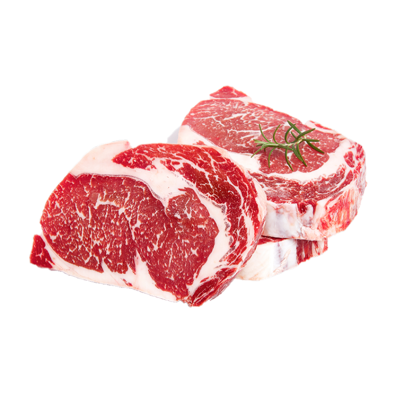 伊杨沁清真草饲澳洲安格斯眼肉牛排1kg原切非调理非拼接(厚切250g*4片)新鲜牛肉冷链空运