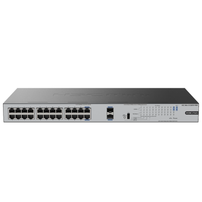 新华三(H3C)S1226FX-PWR 24口千兆电+2万兆上行光纤口非网管机架式企业级POE交换机 POE供电225W