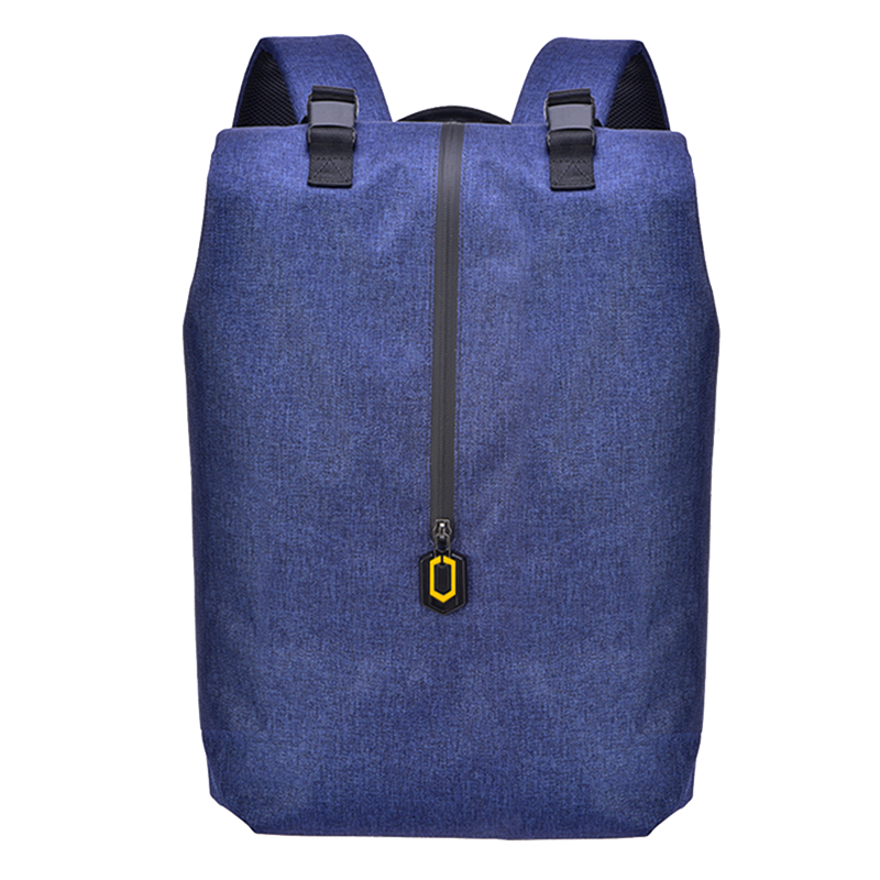 小米生态链90分户外休闲卷边包 大容量防水双肩包时尚电脑双肩背包