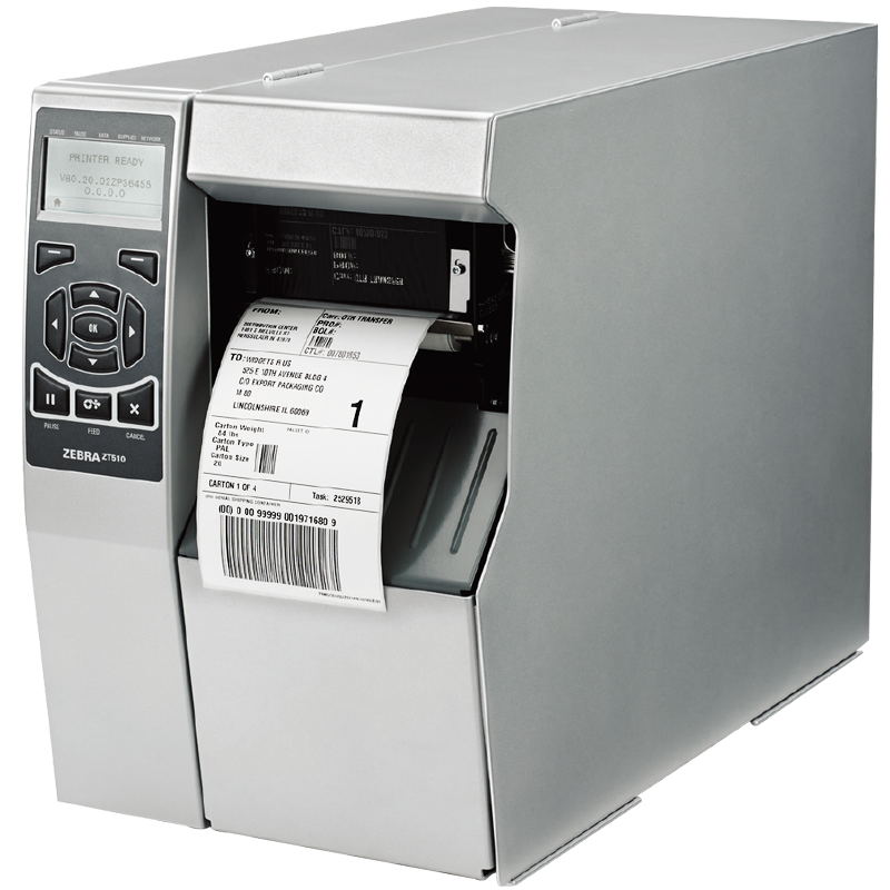 斑马(ZEBRA)ZT610标签机/条码打印机 工业型吊牌水洗标10XI4升级款 标准4英寸打印机(600dpi)触摸屏