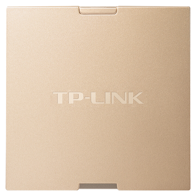 TP-LINK TL-XAP3000GI-PoE 香槟金 AX3000M双频千兆WiFi6无线面板式AP 86型墙壁式 商用别墅企业级家用大户型全屋wifi覆盖接入路由器组网