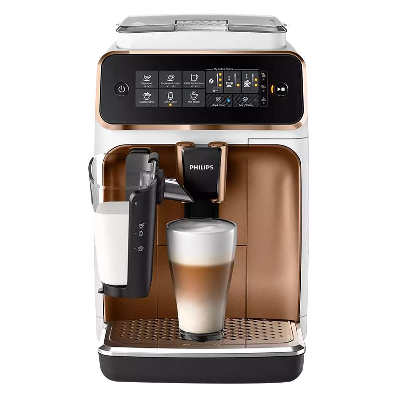 飞利浦(PHILIPS)咖啡机 家用意式 全自动现磨咖啡机 Lattego奶泡系统 5 种咖啡口味 EP3146/92