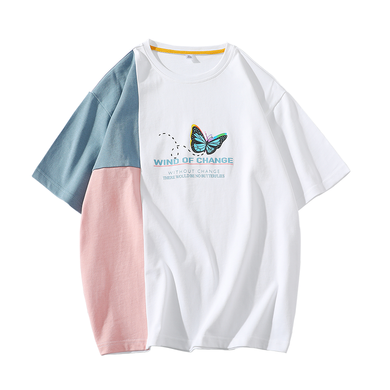 满速夏季男士新款百搭圆领宽松短袖t恤男装半袖上衣体恤衫衣服男