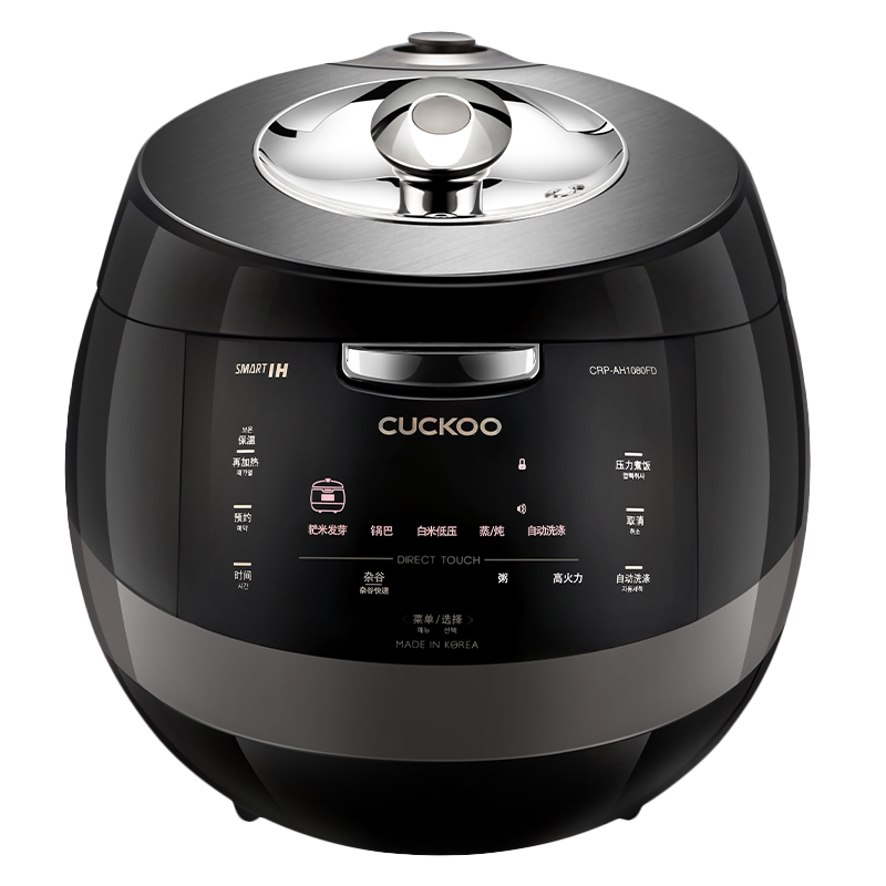 福库/CUCKOO韩国原装进口可预约家用多功能真高压力智能语音电饭煲锅自动洗涤CRP-AH1080FD 5L