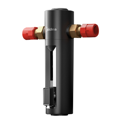 美的( Midea)前置过滤器净水器7T/h超大水量 双涡轮反冲洗 顶置压力表 QZBW20S-24Pro