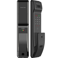 凯迪仕(KAADAS)K9-F指纹锁智能锁家用防盗门锁 3D人脸识别智能门锁 全自动电子锁密码锁 星空灰