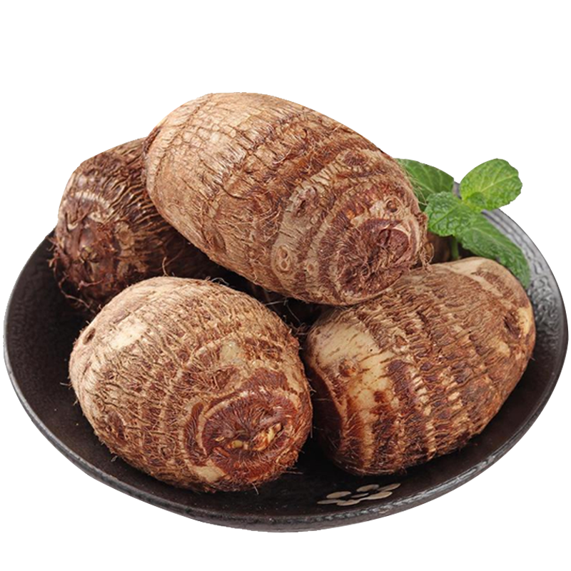 [3斤试吃装]带箱山东毛芋头牛奶芋头 约20个左右大小随机芋艿香芋肉质黏滑细腻小芋头