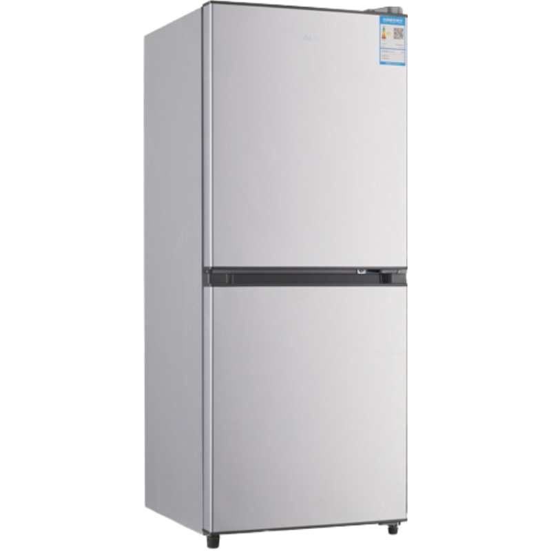 奥克斯双开门冰箱小型家用电冰箱双门大容量节能宿舍租房 银色-双门50L全国联保 一年换新破损包赔