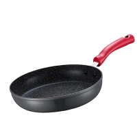 苏泊尔(SUPOR)煎锅 PJ26W4 燃气电磁炉适用麦饭石星星石色平底锅煎锅健康不粘锅两用锅具 26CM直径(无盖)