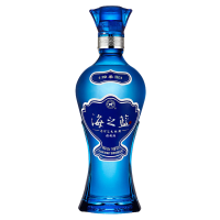 洋河(YangHe) 蓝色经典 海之蓝 42度 520ml 单瓶装 浓香型白酒 口感绵柔