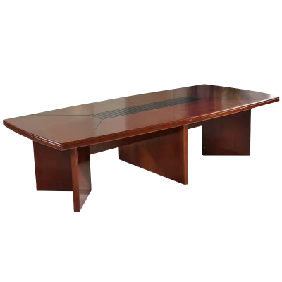 涡润+2.4米贴木皮会议桌GR358