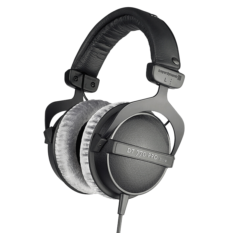 拜亚动力/拜雅 (beyerdynamic) DT770 PRO 头戴式专业录音封闭式监听耳机 80欧低阻版耳机