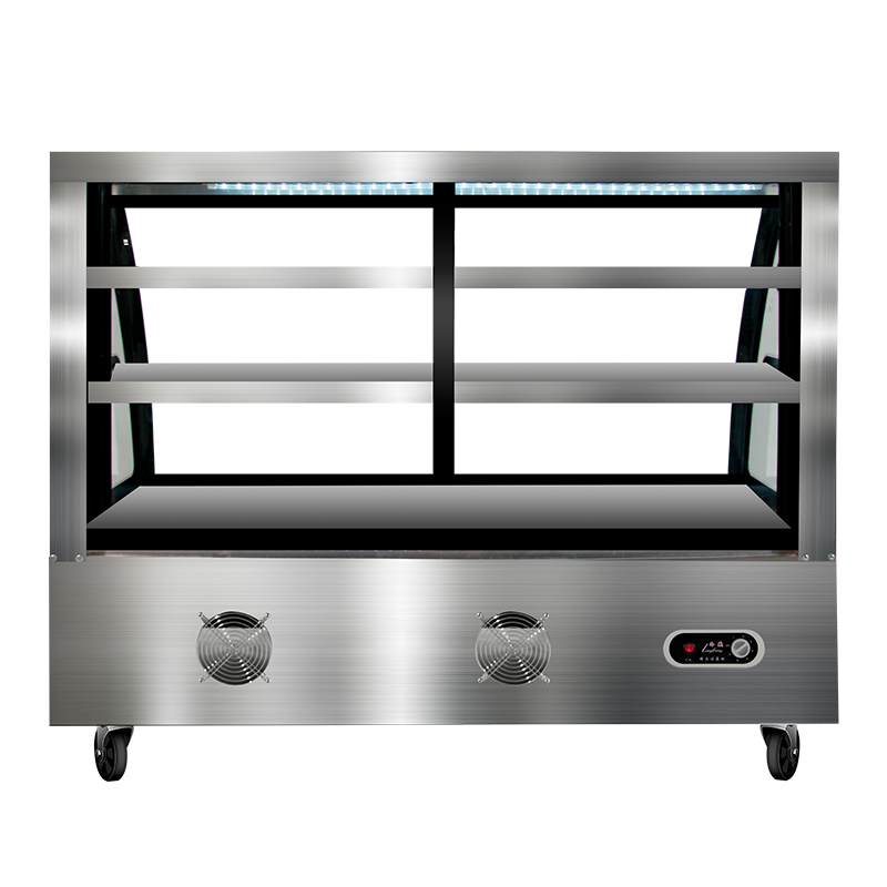 研之博(YANZHIBO)凉菜展示柜冷藏柜 商用保鲜柜 鸭脖卤菜熟食烧烤点菜车展示柜冰箱不锈钢 后开门冷藏铜管 2.0m