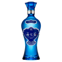 洋河(YangHe) 蓝色经典 海之蓝 46度 520ml 单瓶装 浓香型白酒 口感绵柔