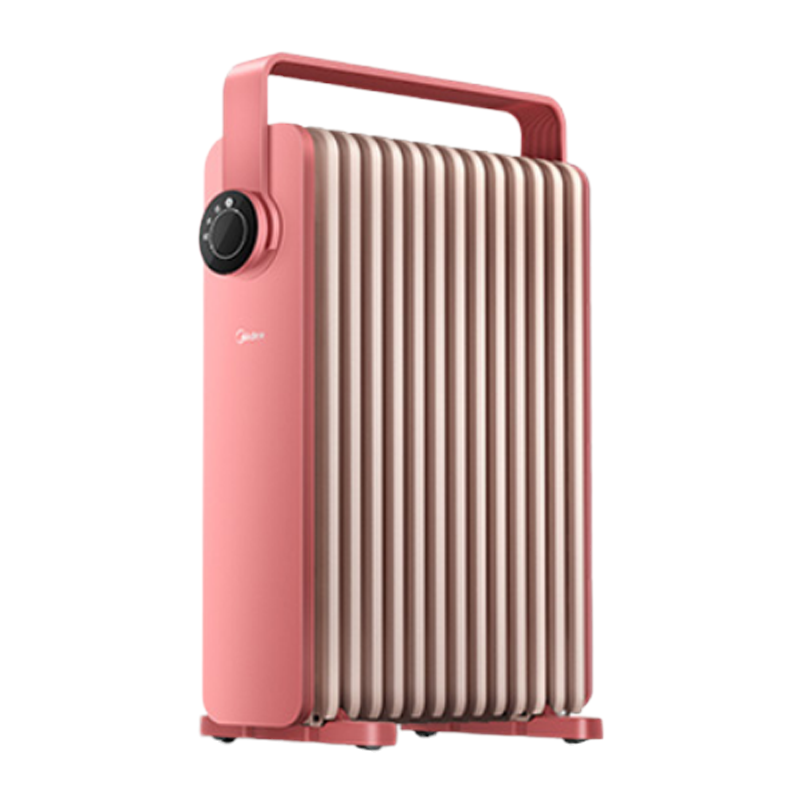 美的取暖器 HYX22K 家用节能室内电暖器省电热风机电暖气片暖风机小型正品 2200w全功率速暖 三档控温 隐藏式脚轮