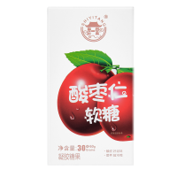 哈药酸枣仁软糖60g(2g/粒*30粒) 开袋即食 独立包装小零食 中华老字号