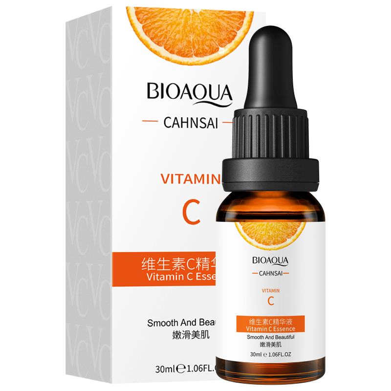 泊泉雅维生素C精华液 补水保湿提亮肤色易吸收精华原液30ml