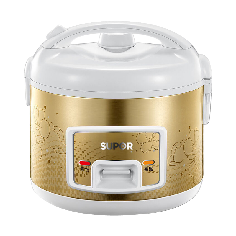 苏泊尔(SUPOR) 电饭煲学生 电饭锅 机械式 饭煲带蒸格 3升 迷你家用底盘加热3L CFXB30YB807-50