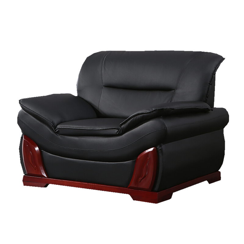 绵冠办公沙发午休会客办公室沙发茶几组合简约商务接待西皮