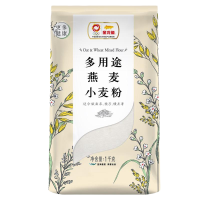 金龙鱼多用途燕麦小麦粉1kg面粉家用饺子馒头粉面条粉