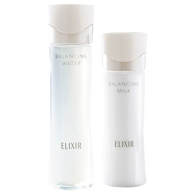 怡丽丝尔ELIXIR WHITE 水油平衡收缩毛孔 水乳套装护肤套装 控油保湿 #1号清爽型