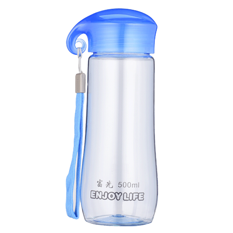 富光(FGA)户外旅行男女运动塑料水杯便携学生随手杯带滤网带提绳