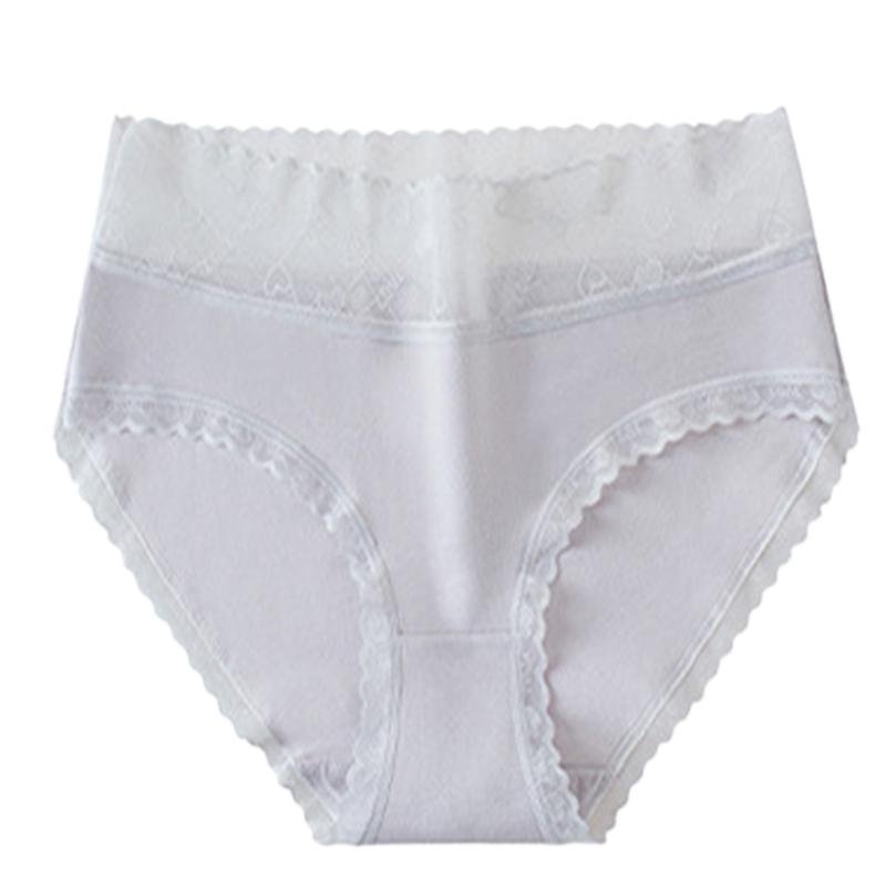 南极人女士内裤纯棉性感蕾丝花边透气女三角裤