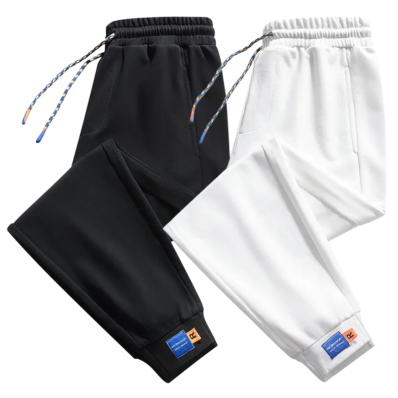 DEBRAND运动裤子男士夏季2022新款宽松男裤束脚百搭休闲长裤潮牌