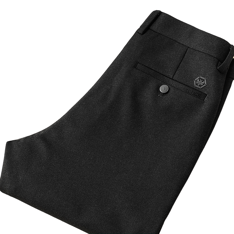 圣吉奥男装西裤男轻奢商务休闲裤2021秋冬免烫抗皱修身直筒男裤子