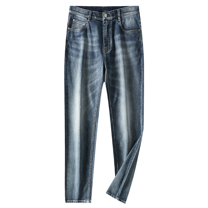 圣吉奥官方正品名牌2022春夏新款耐磨牛仔裤宽松百搭潮流炸街长裤