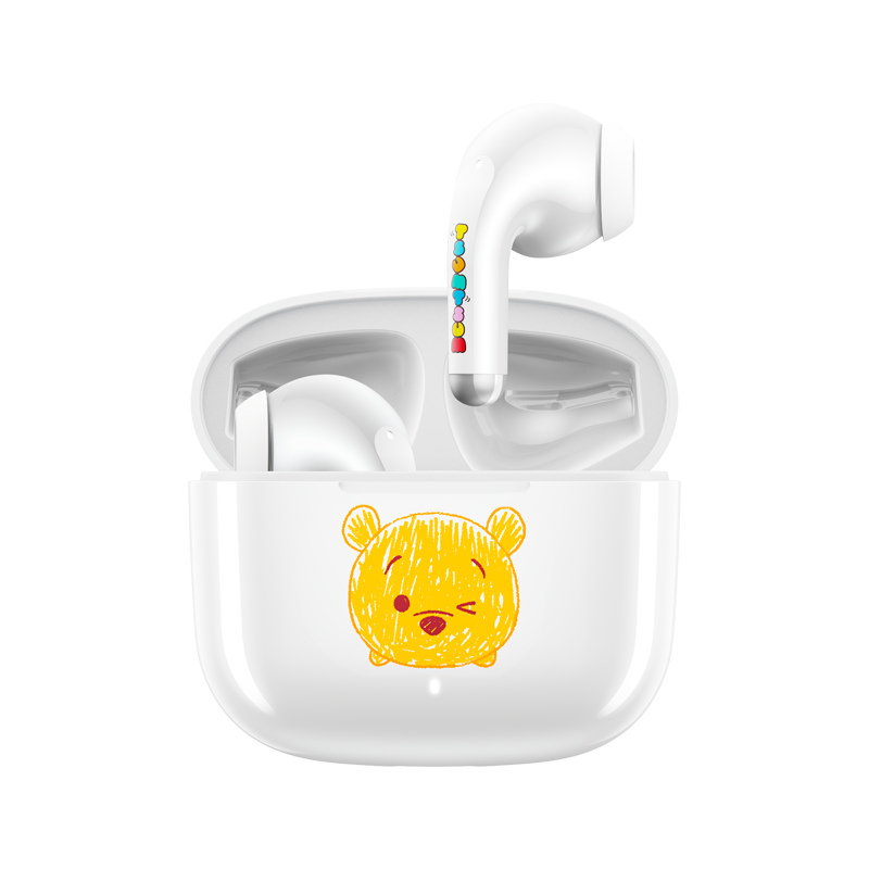 Disney/迪士尼联名款F6草莓熊蓝牙耳机无线半入耳式男款运动2021年新款音质超好女生款可爱适用苹果华为oppo