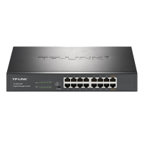 TP-LINK 云交换 TL-SG2016D 16口全千兆Web网管 云管理交换机 企业级交换器 监控网络网线分线器