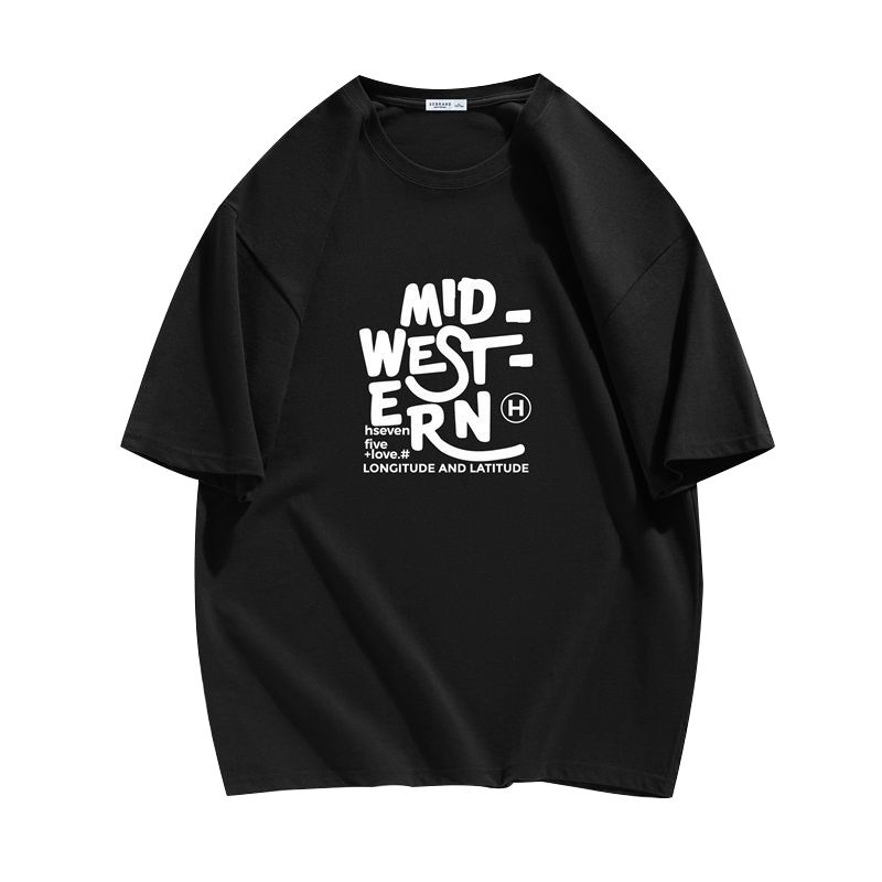 DEBRAND男士夏季纯棉冰感圆领宽松短袖t恤男百搭帅气上衣男装衣服