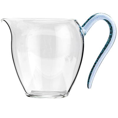 領藝 高端玻璃公道杯功夫茶具配件可电陶炉/蜡烛加热茶海分茶器匀杯