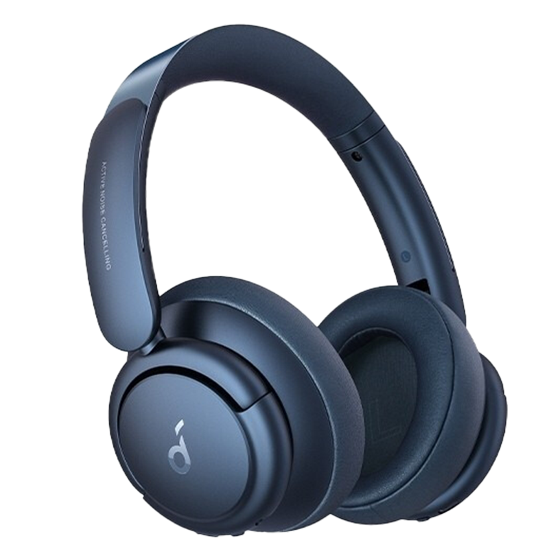 声阔 Soundcore Life Q35 声阔头戴式耳机无线蓝牙多模式双馈降噪长久续航主动降噪适用苹果/华为手机蓝色