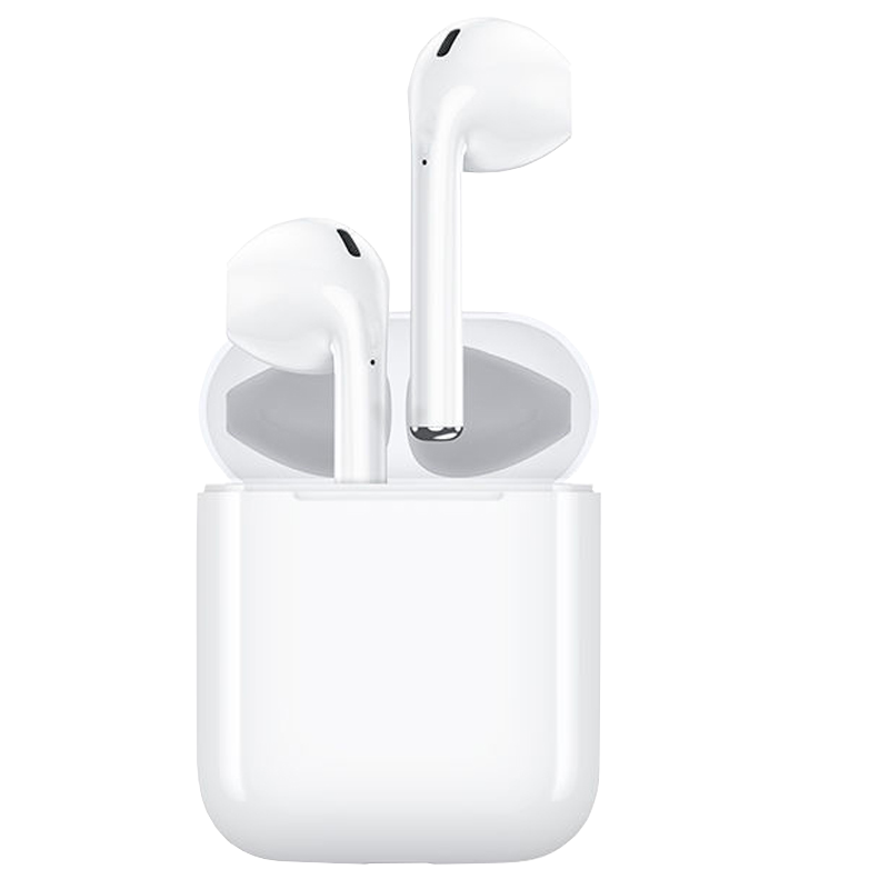 探索鲸 无线蓝牙耳机 迷你入耳式运动双耳单耳OPPO华为vivo苹果女通用耳塞 触控版[磁吸充电+蓝牙5.0]亮面白